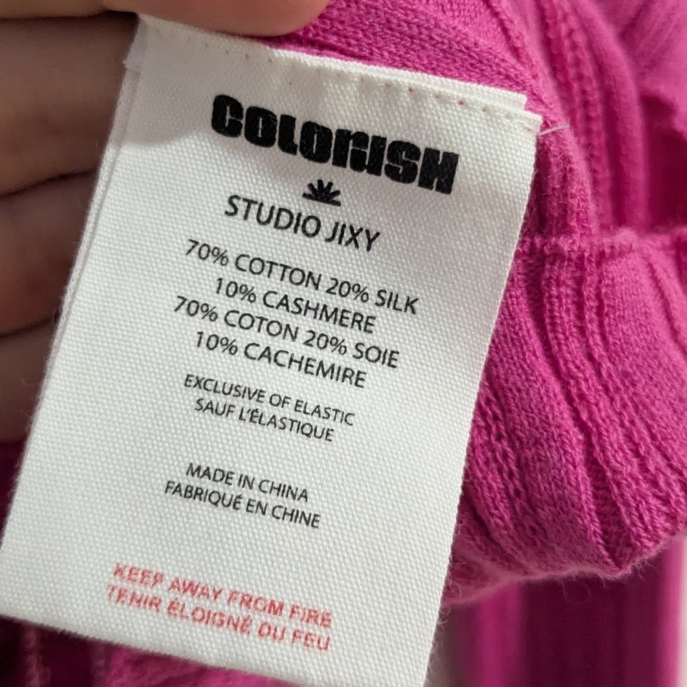 NEW Colorush Hendrix Rib Knit Funnelneck Sweater - Picture 7 of 9